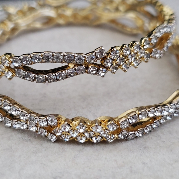 Rhinestone bangles - Picture 3 of 3